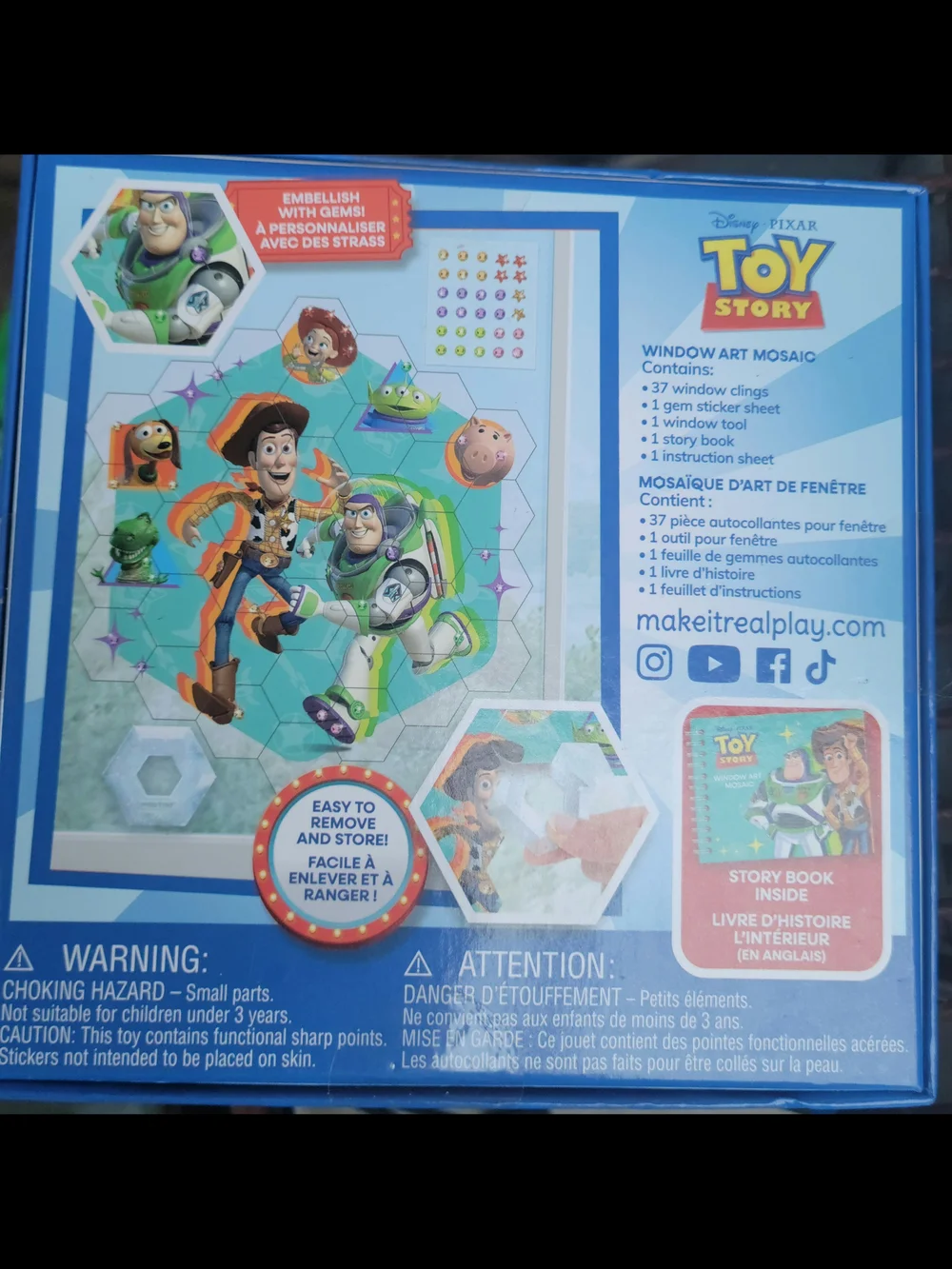 Disney Pixar Toy Story Window Art Mosaic kit.